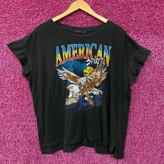 Junk Food Clothing Women's American Spirit T-Shirt 2XL