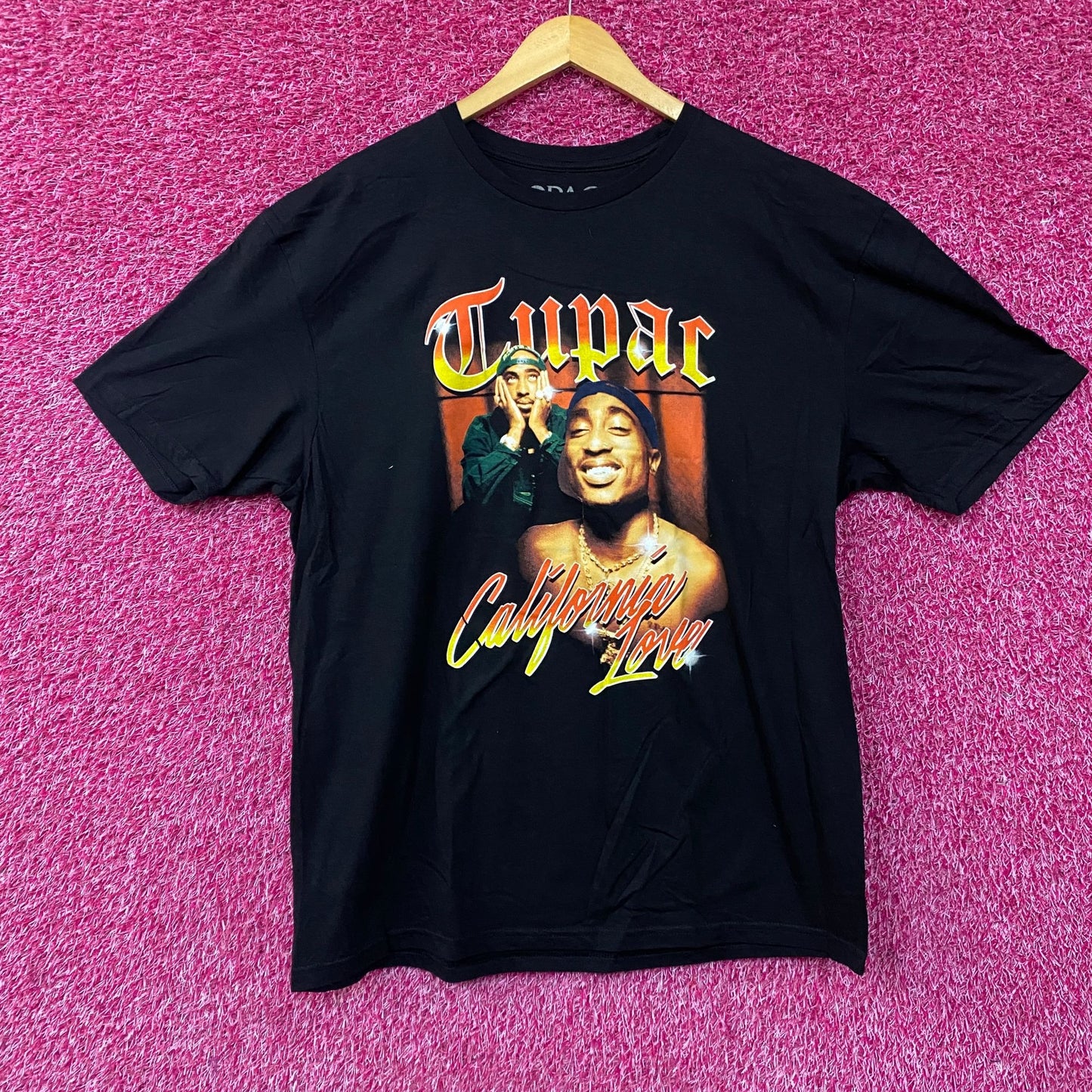 Tupac California Love Graphic Design T-shirt XL