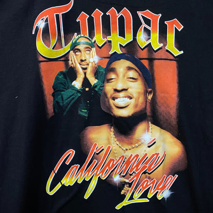 Tupac California Love Graphic Design T-shirt XL