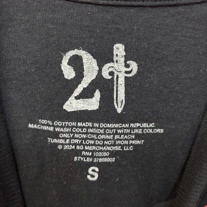 21 Savage European Tour Black T-Shirt Small