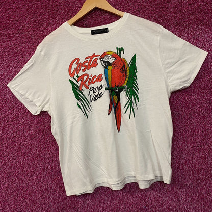 Junk Food Clothing Women's Costa Rica Vintage Style Women's Graphic Tee XL
