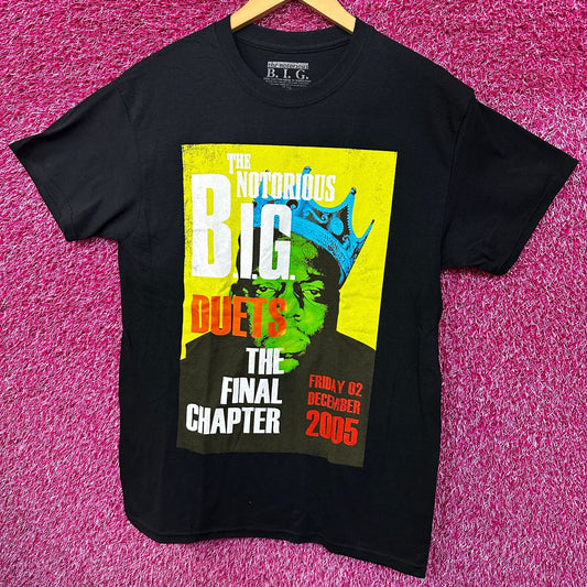 Notorious BIG Final Chapter Rap Tshirt size Large