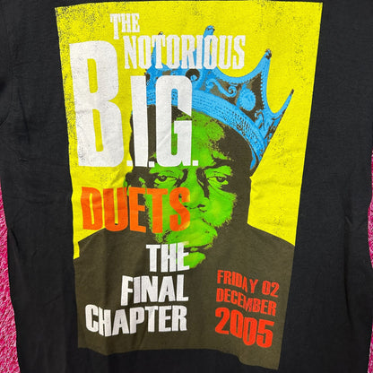 Notorious BIG Final Chapter Rap Tshirt size Large