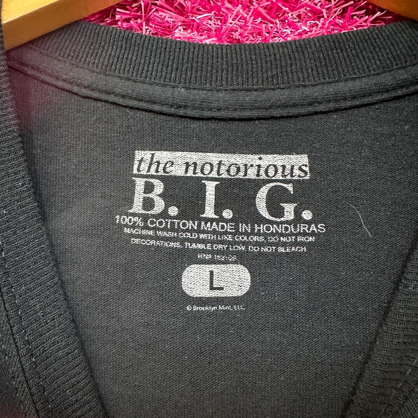 Notorious BIG Final Chapter Rap Tshirt size Large