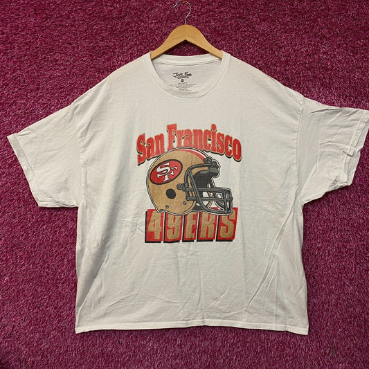 NFL Junk Food San Francisco 49rs White Helmet Logo 2XL