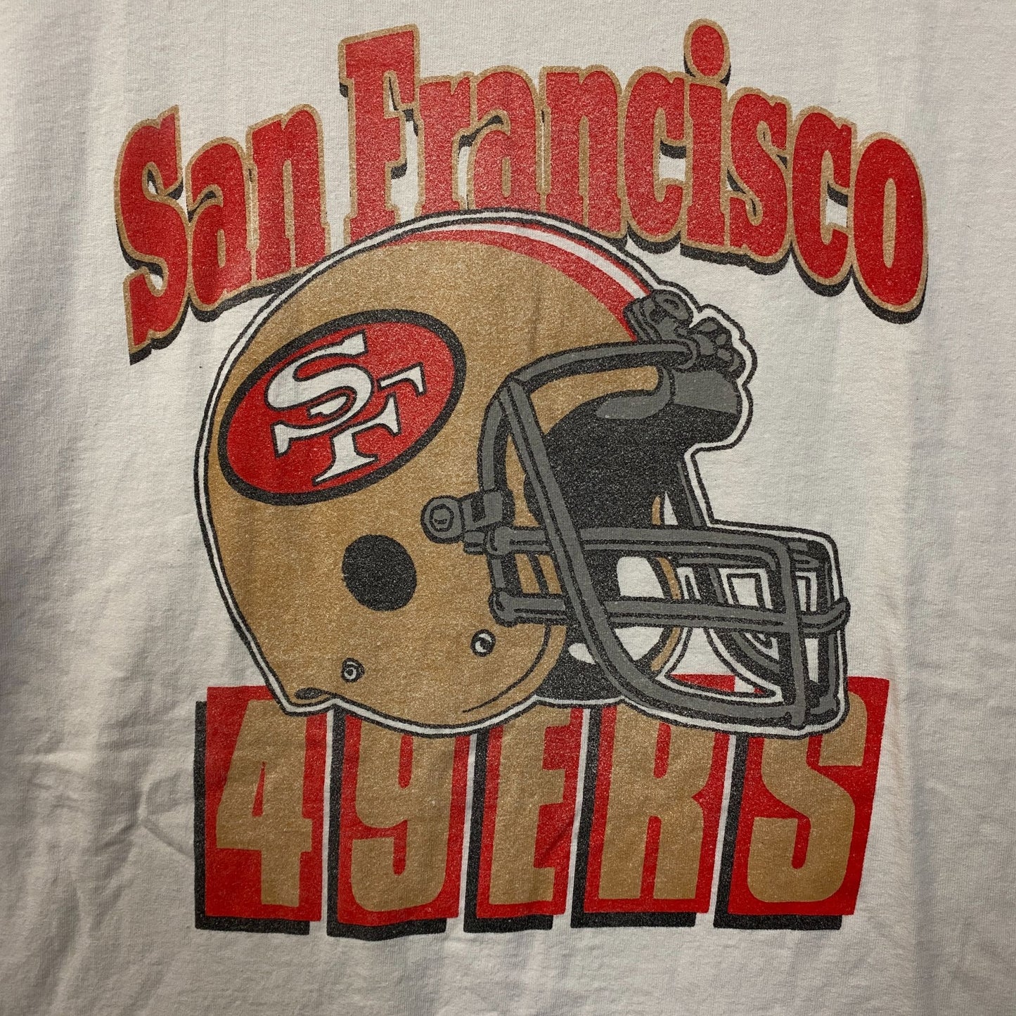 NFL Junk Food San Francisco 49rs White Helmet Logo 2XL