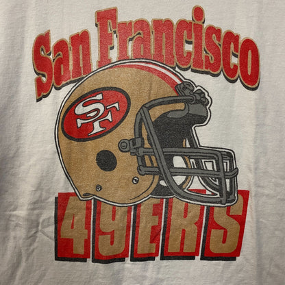 NFL Junk Food San Francisco 49rs White Helmet Logo 2XL