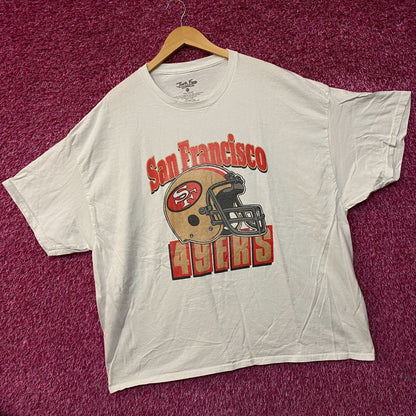 NFL Junk Food San Francisco 49rs White Helmet Logo 2XL