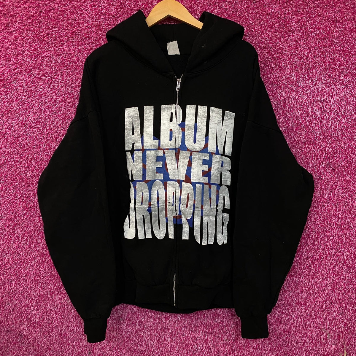 A$AP Rocky’ AWGE "Album Never Dropping" Zip-Up Hoodie 2XL