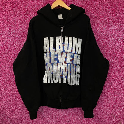 A$AP Rocky’ AWGE "Album Never Dropping" Zip-Up Hoodie 2XL