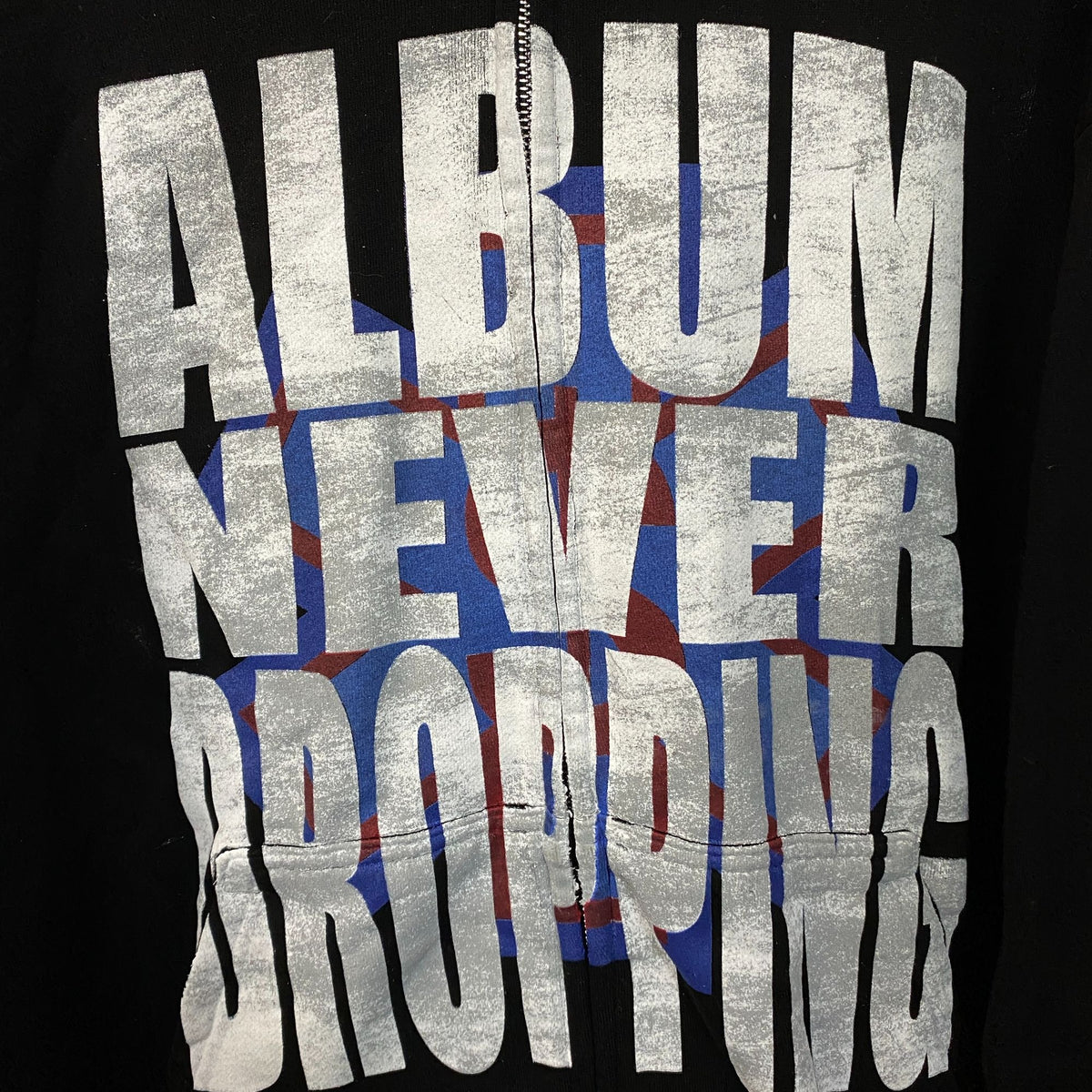 A$AP Rocky’ AWGE "Album Never Dropping" Zip-Up Hoodie 2XL