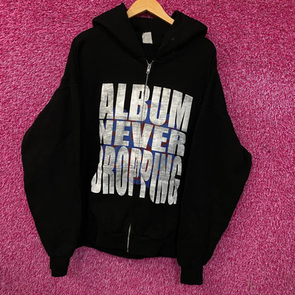 A$AP Rocky’ AWGE "Album Never Dropping" Zip-Up Hoodie 2XL