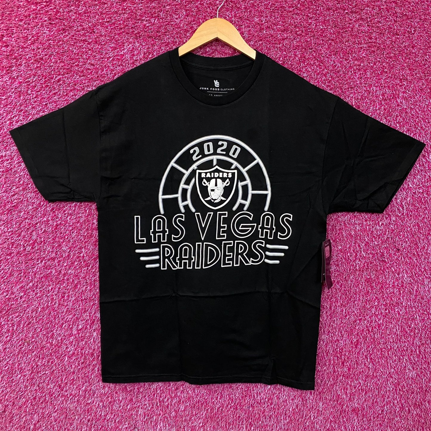 Junk Food New Era Las Vegas Raiders Graphic T-Shirt Large