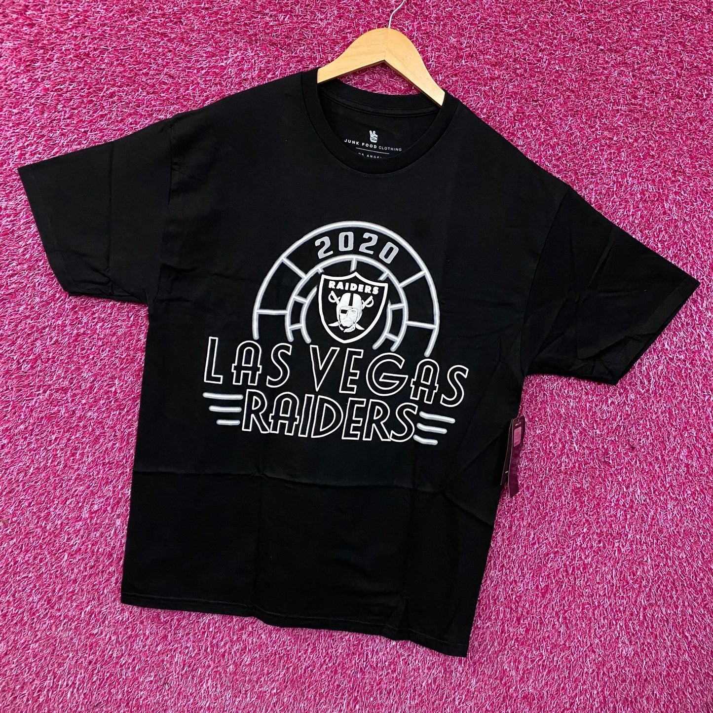 Junk Food New Era Las Vegas Raiders Graphic T-Shirt Large