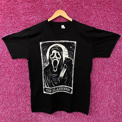 Scream The Slasher Tarot Card Tshirt size Medium