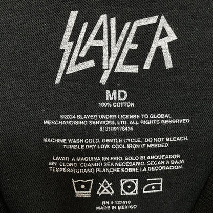 Slayer Magma Skull & Swords Thrash Metal Band T-Shirt Medium