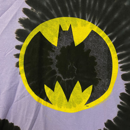 DC Batman Logo Graphic Design Tie Dye T-Shirt Large
