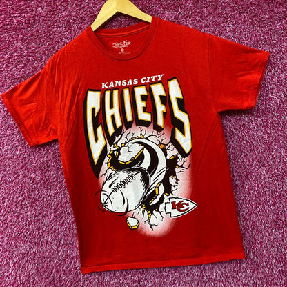 Junk Food NFL Kansas City Chiefs Break Through  T-Shirt Small