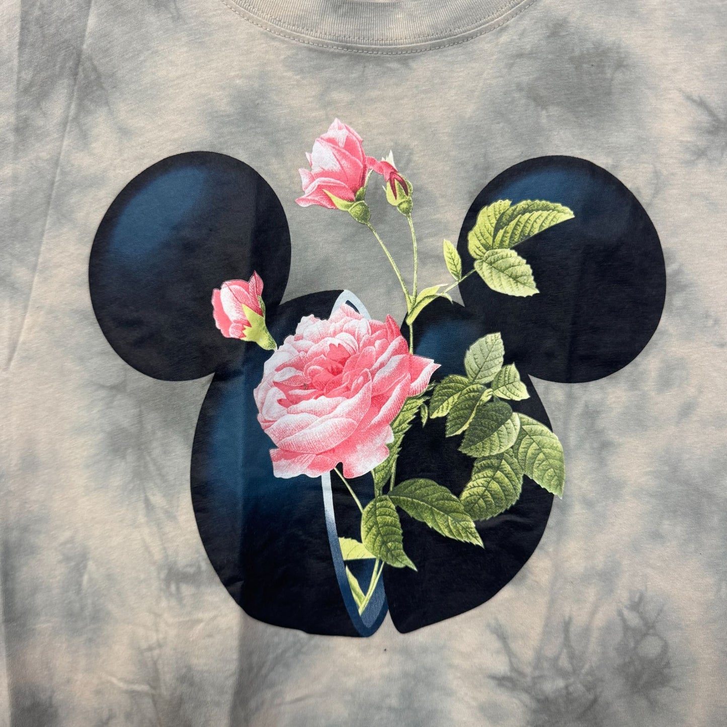 Mickey Mouse Roses Tiedye women's T-shirt size 2XL