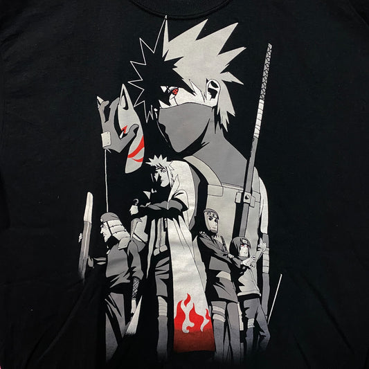Naruto Shippuden ANBU Black Ops Kakashi Hokages Anime Tee L