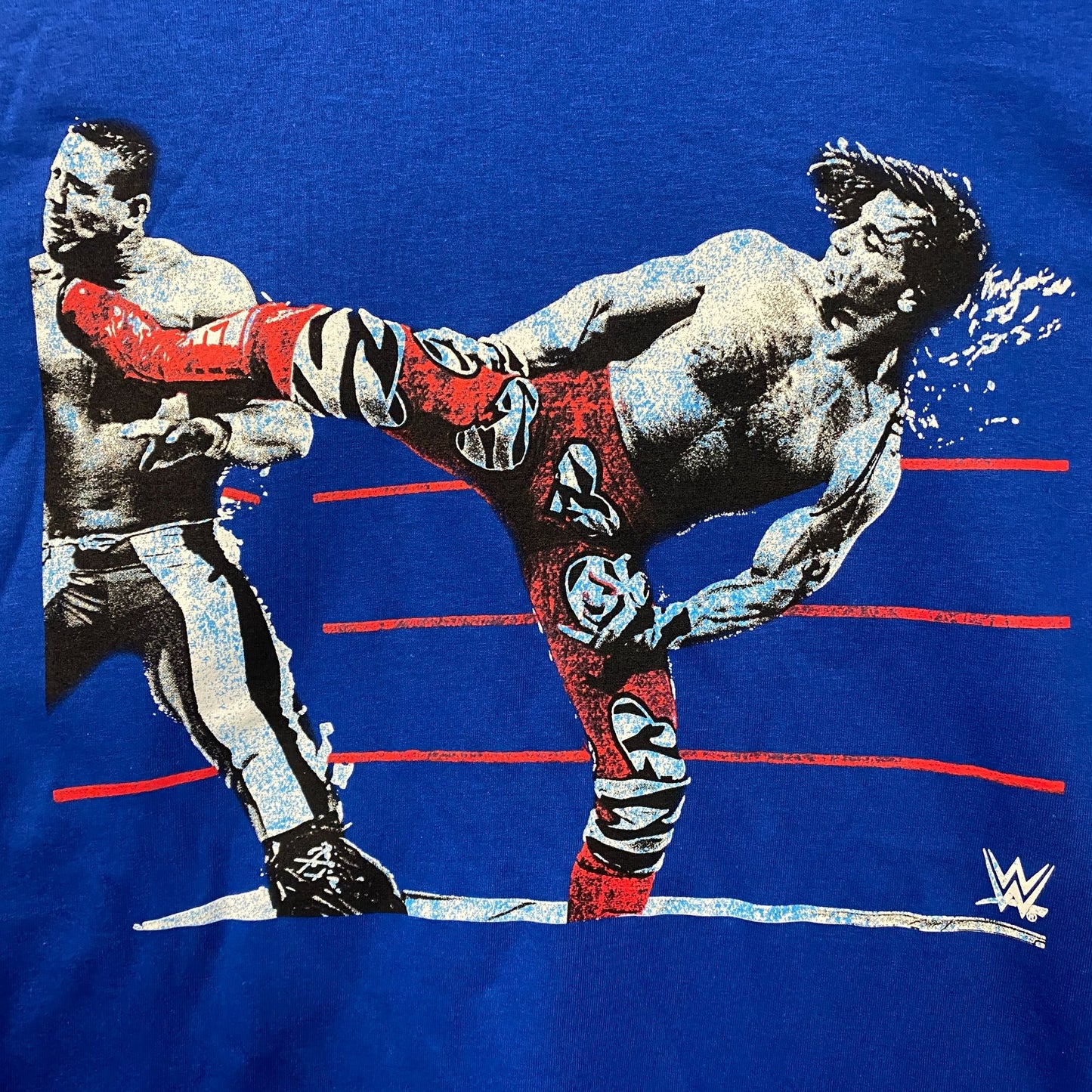 WWE Shawn Michaels The Heartbreak Kid HBK Sweet Chin Music Kick T-Shirt Small