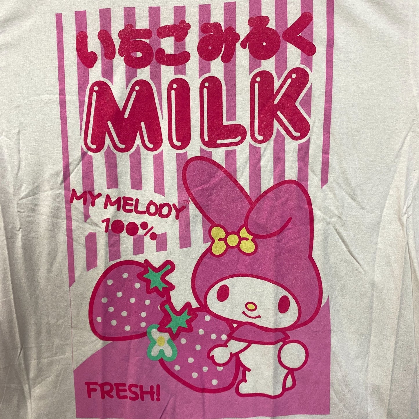 My Melody Strawberry Milk Carton T-Shirt 2XL