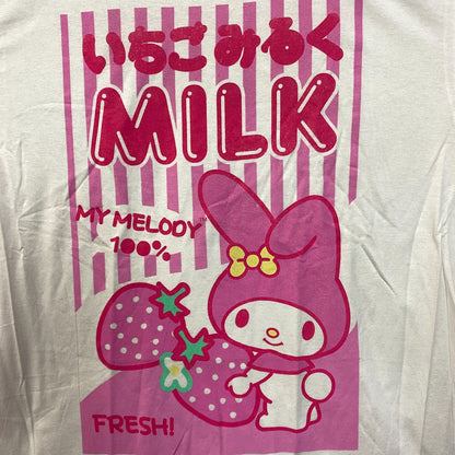 My Melody Strawberry Milk Carton T-Shirt 2XL