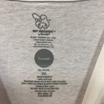 My Melody Strawberry Milk Carton T-Shirt 2XL