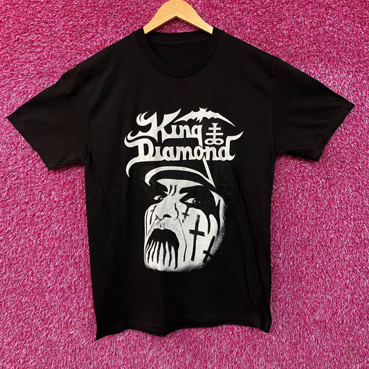 King Diamond Puppet Master Face Graphic T-Shirt Medium