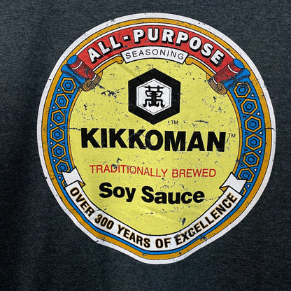 Kikkoman Soy Sauce Logo Graphic T-Shirt Small