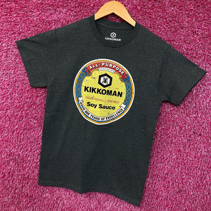 Kikkoman Soy Sauce Logo Graphic T-Shirt Small