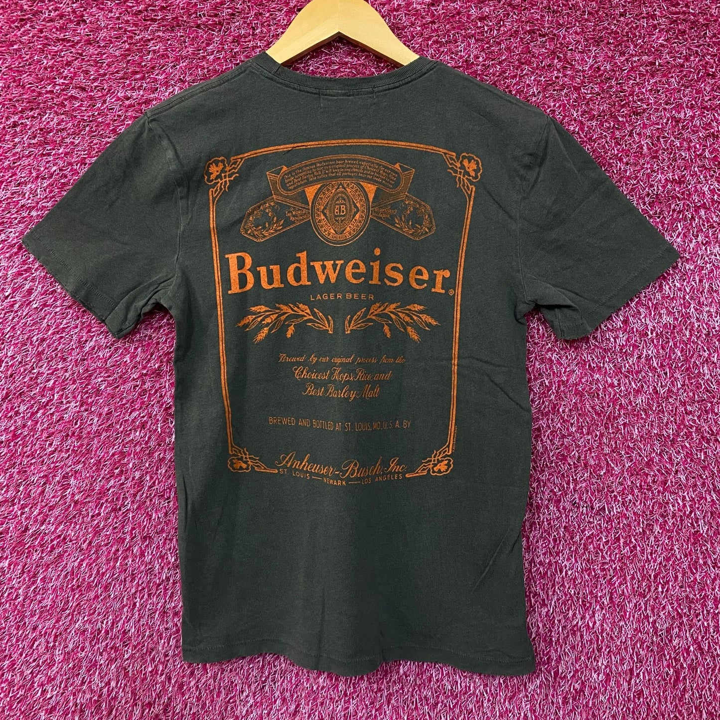 Junk Food Clothing Budweiser Bud King of Beers Vintage Style Tee XS