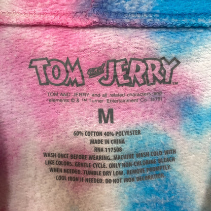 Tom and Jerry The Animated Series Tie Dye Hoodie Medium