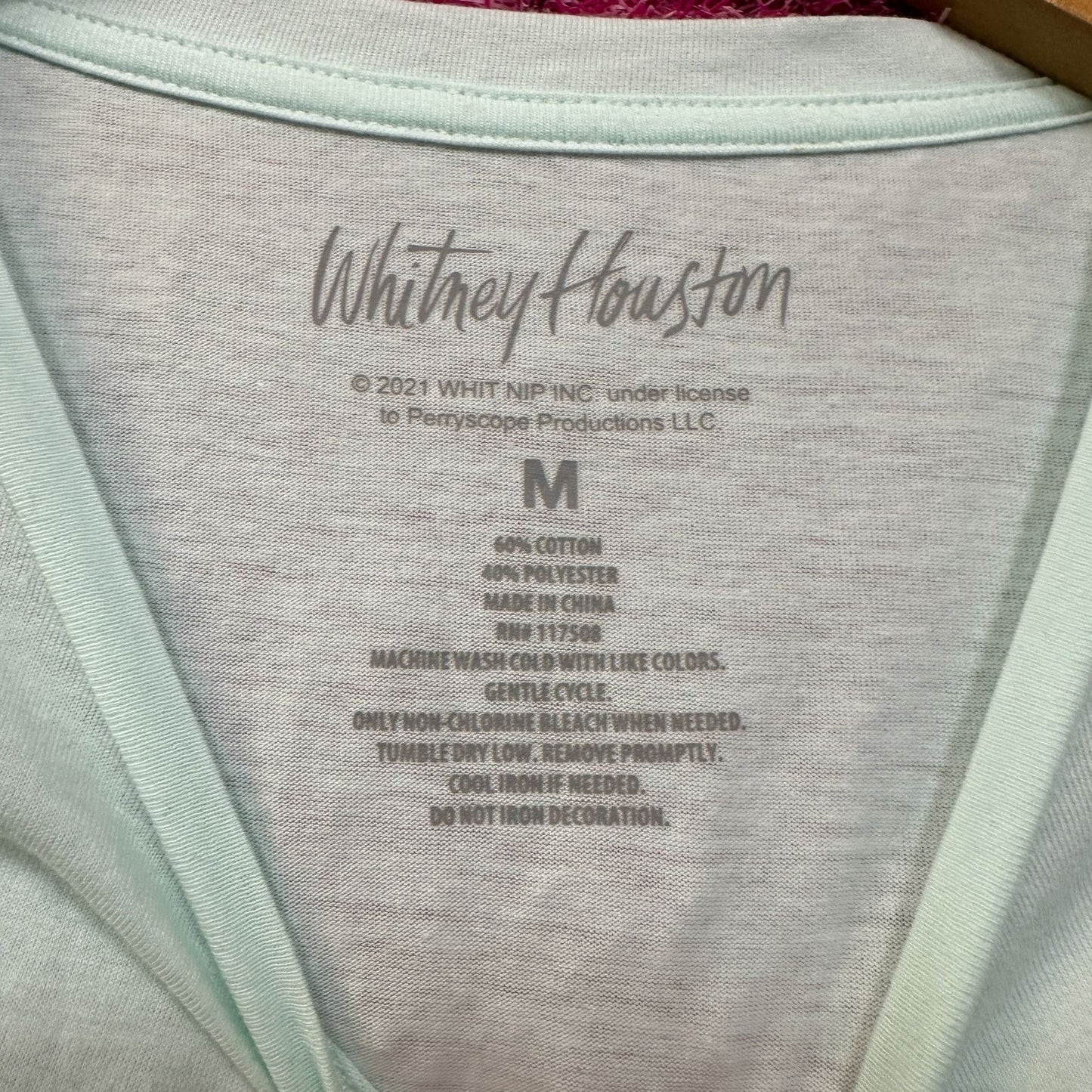 Whitney Houston I will always Love You Womens Tshirt Size Medium