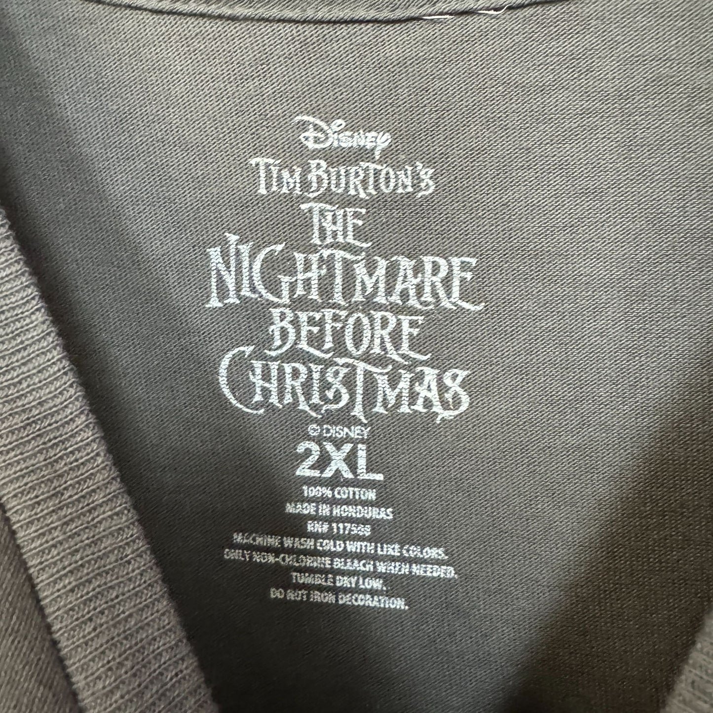 Jack skellington Sandy Claws T-shirt size 2xl