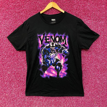 Venom Spiderman Villain Purple Haze Marvel Comics Tee Large