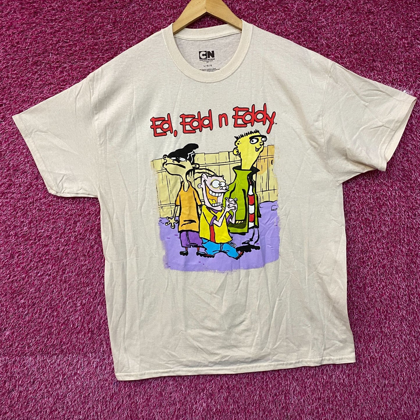 Cartoon Network Ed Edd n Eddy Retro Cartoon T-Shirt Large