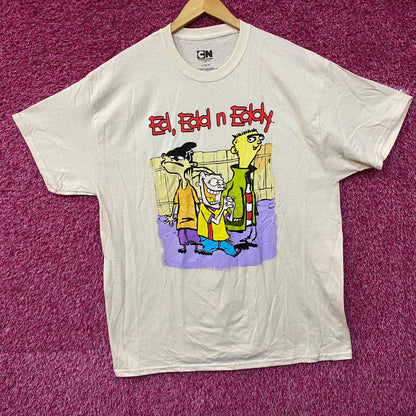 Cartoon Network Ed Edd n Eddy Retro Cartoon T-Shirt Large