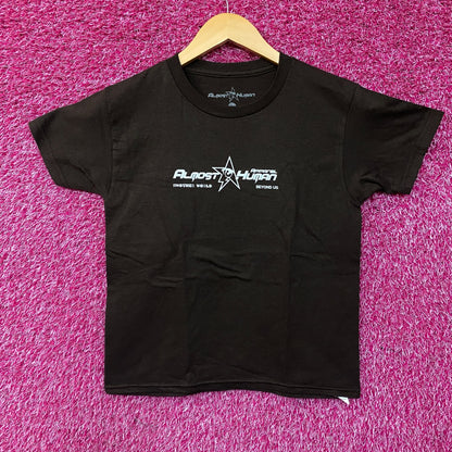 Almost Human Pink World Apparel Graphic T-Shirt Small