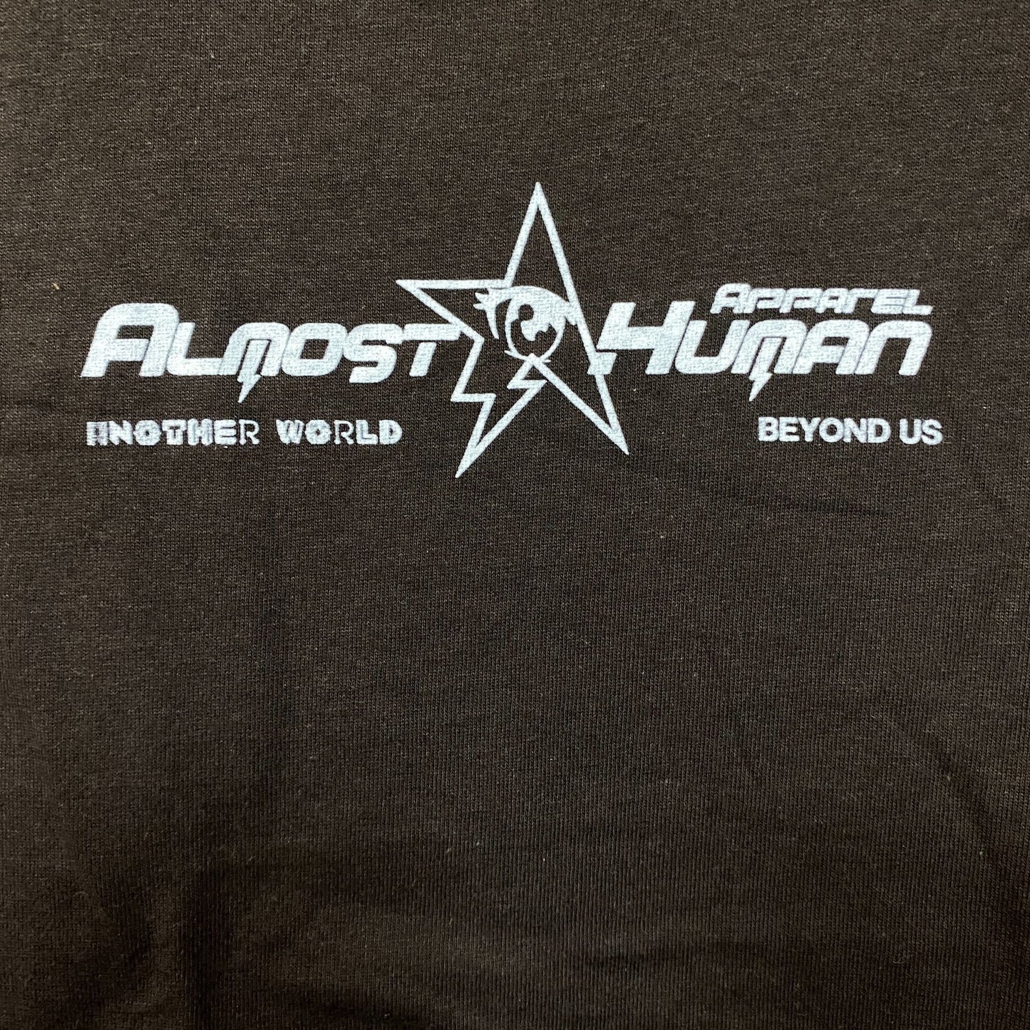 Almost Human Pink World Apparel Graphic T-Shirt Small