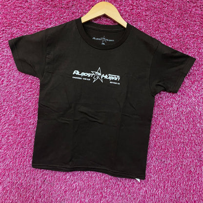 Almost Human Pink World Apparel Graphic T-Shirt Small
