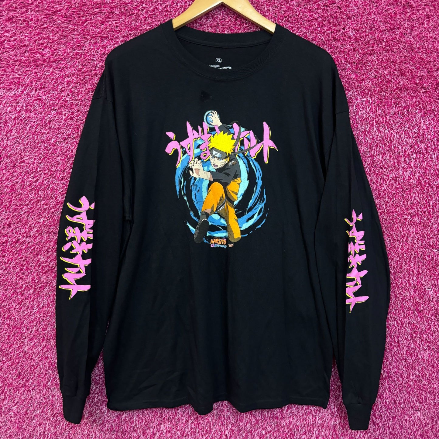 Naruto shippuden long sleeve anime tshirt size xl