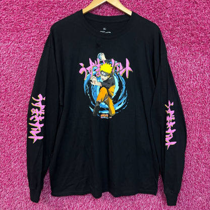 Naruto shippuden long sleeve anime tshirt size xl