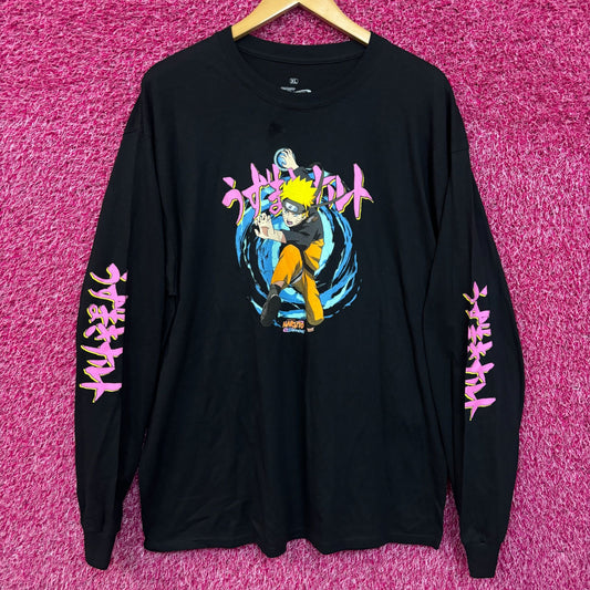 Naruto shippuden long sleeve anime tshirt size xl
