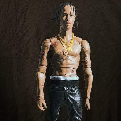Travis Scott Rodeo 10 Years Action Figure Long Sleeve T-Shirt Large