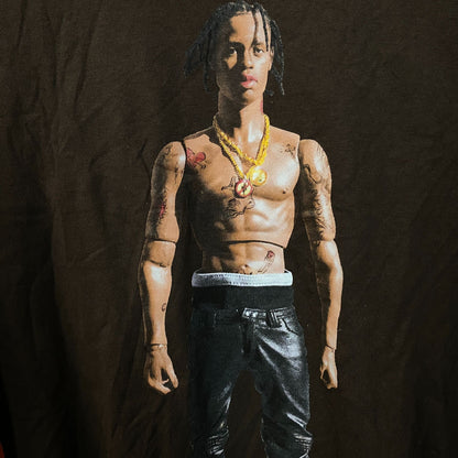 Travis Scott Rodeo 10 Years Action Figure Long Sleeve T-Shirt Large