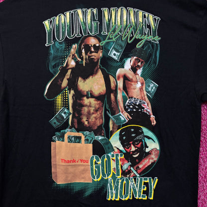 Lil Wayne Young Money Got Money Themed T-Shirt 2XL