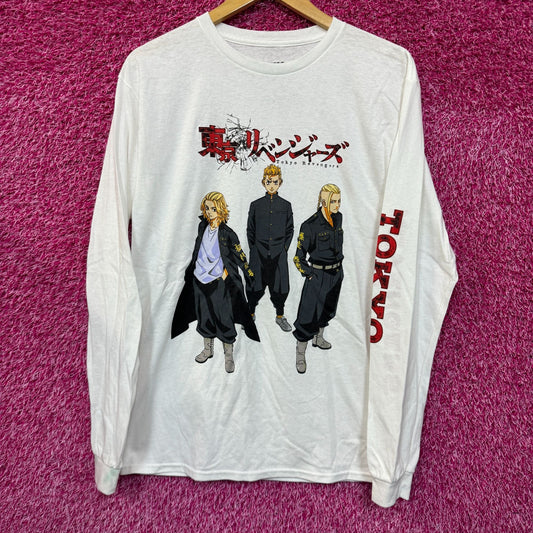 Tokyo Revengers Takemichi Manjiro Draken Anime Long Sleeve M