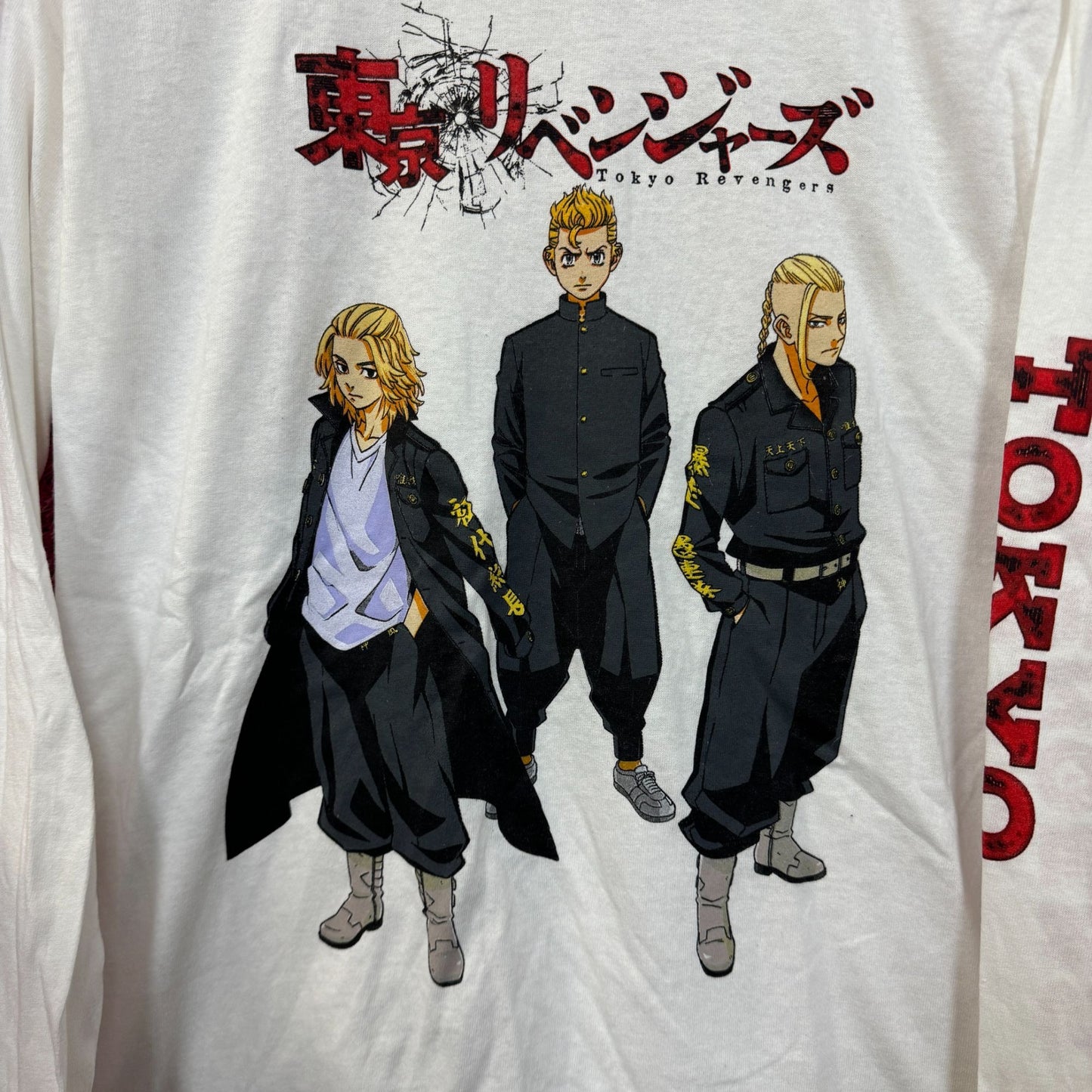 Tokyo Revengers Takemichi Manjiro Draken Anime Long Sleeve M