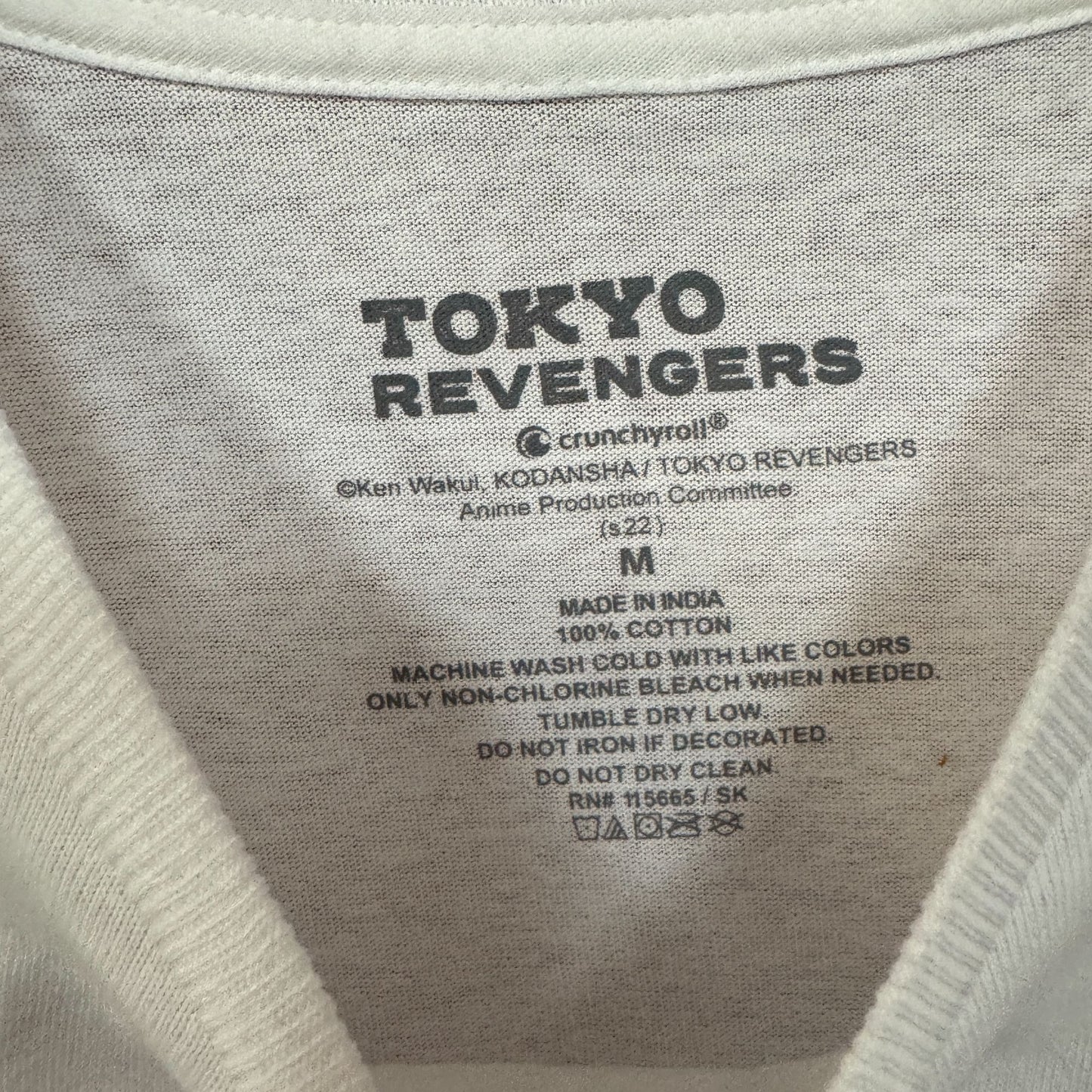Tokyo Revengers Takemichi Manjiro Draken Anime Long Sleeve M
